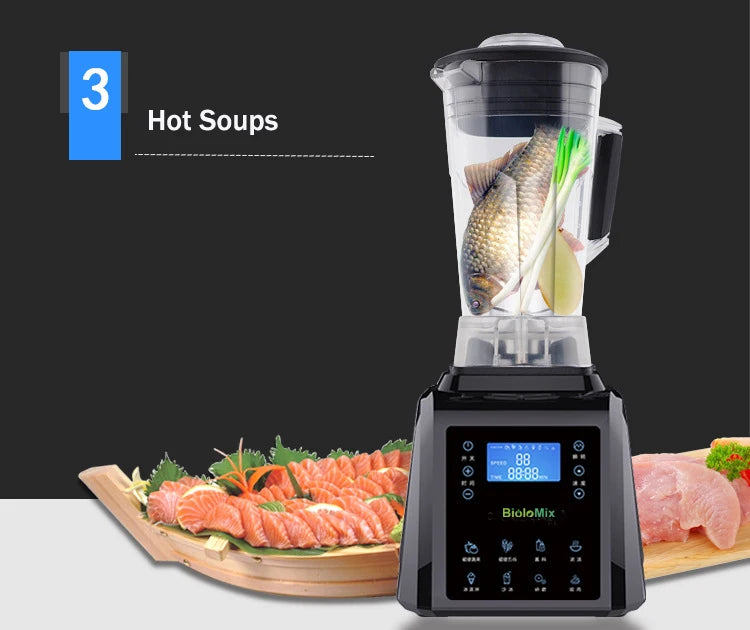 Automatic Digital Touchscreen 3HP BPA FREE 2L Professional Blender