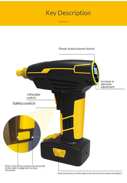 Portable Tire Inflator Air Pump