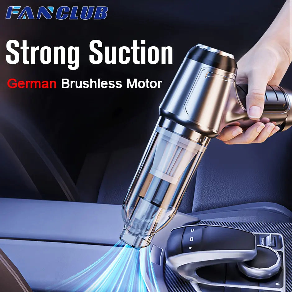 FANCLUB Handheld Cordless Portable Vacuum Cleaner for Car and Home