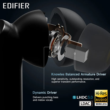 World Premiere - Edifier Neobuds Pro 2 -50dB Active Noise Cancellation Hi-Res Audio Bluetooth Earphones